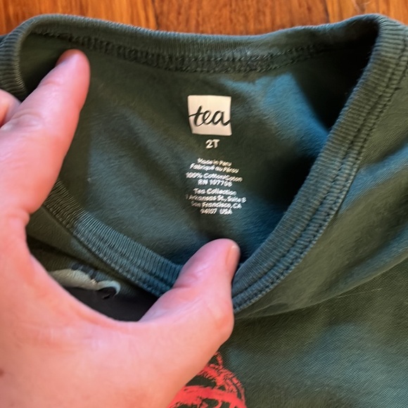 Tea Collection graphic print LS Tee 2T - Picture 2 of 3